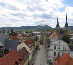 Blick zur Johanneskirche