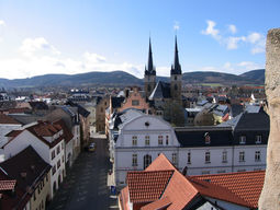 Blick zur Johanneskirche 